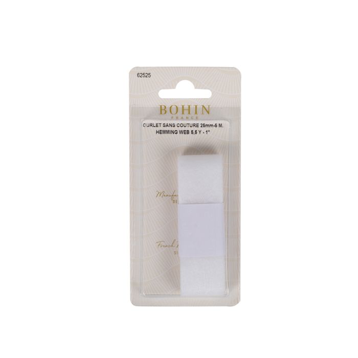 OURLET SANS COUTURE 5MX25MM-BLISTER (Boite de 5)