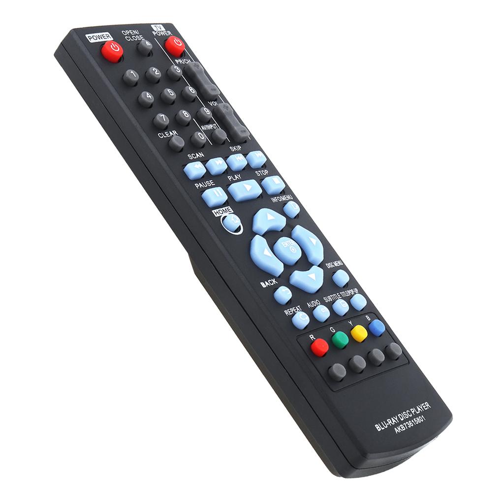 Télécommande Originale LG Pour Lecteur Blu-Ray – AKB73615801 – Noir, Sans Fil (portée <5m)