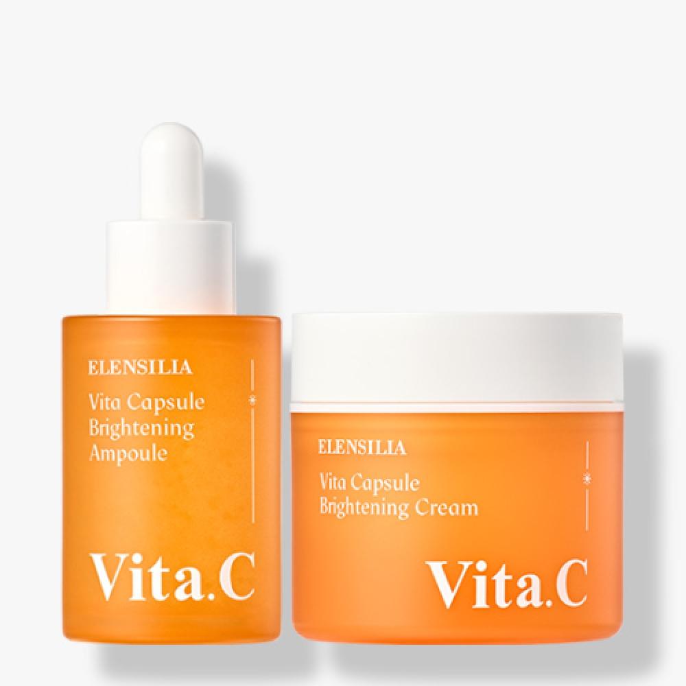Elensilia Vita Capsule Brightening Cream + Ampoule NONE