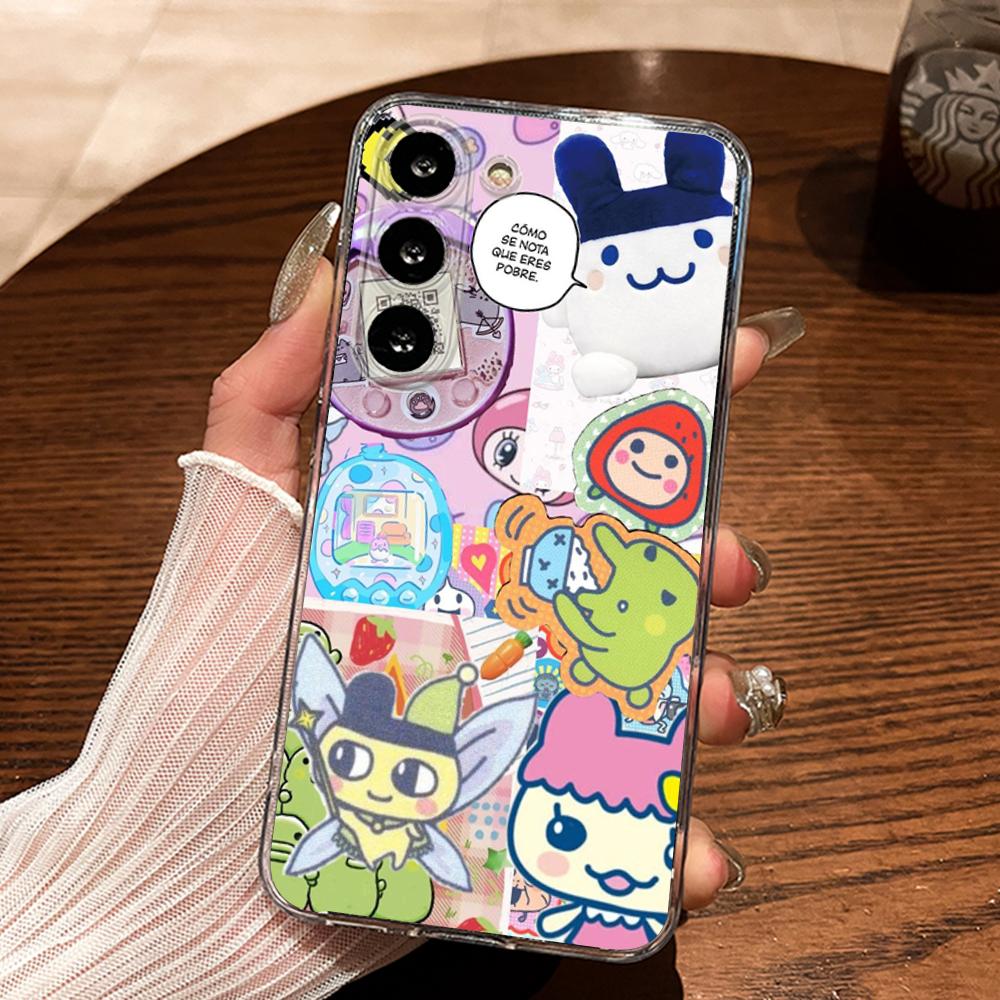 Cute Game T-Tamagotchis Phone Case Silicone For Samsung S30,23,21,22,20 FE lite,S10,9,PIus Note20ultra Soft Transparent
