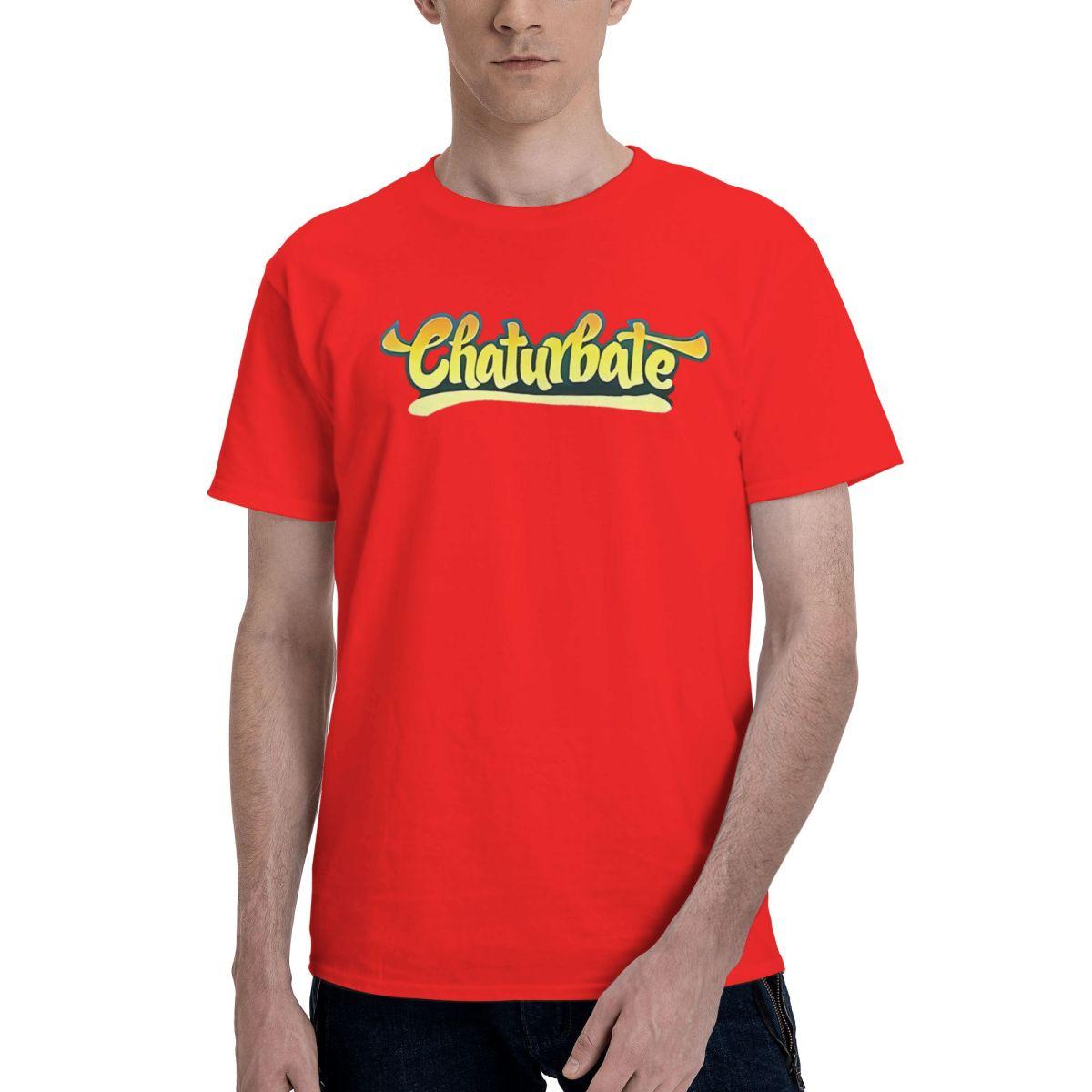 

Chaturbate 100 Cotton Casual Breathable Confortable Men Top Mens TShirts Funny Shirt S