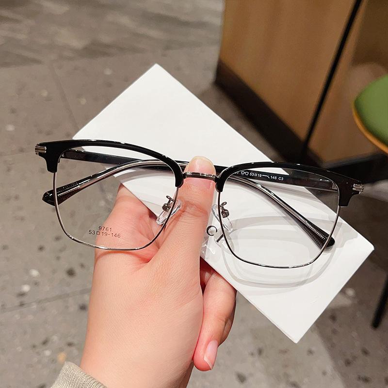 Модная и красивая мужская деловая оправа для очков в стиле ретро для бровей может быть — фото 5