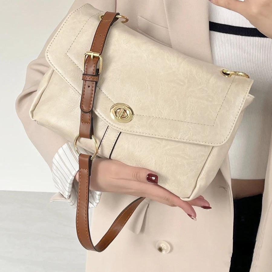 2024 Trendy Large Capacity French-Style Crossbody Shoulder Bag for Women