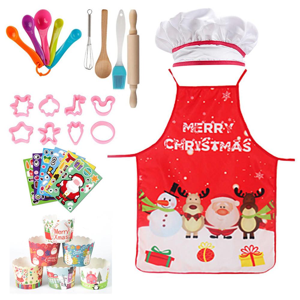 Play Exciting Kids Baking Kit With Durable Plastic Tools For Creative Imagination