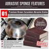 Cleaning Brush Lincoo 1/2/4/6/8Pcs Carborundum Removing Rust Cleaning Brush Descaling Clean Rub for Cooktop Pot Kitchen Sponge