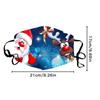 Weihnachtliches Mund-Nasen-Maske Staubdicht Atmungsaktiv Druckmaske mit Elastischem Ohrband Typ 5