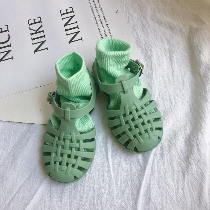 Sandale Fete Pantofi Jeleu Băieți Pantofi Romani cu talpă moale pentru copii