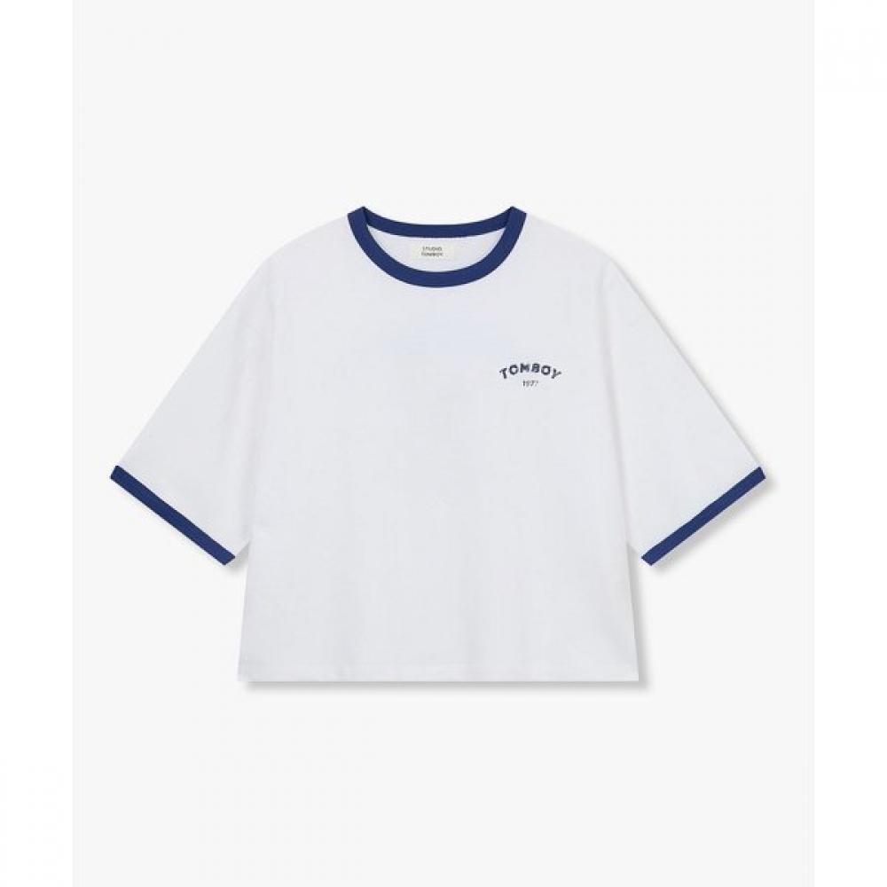 

STudio Tomboy Double Sided PrinT Ringer T shirT 9176222995 white/OS