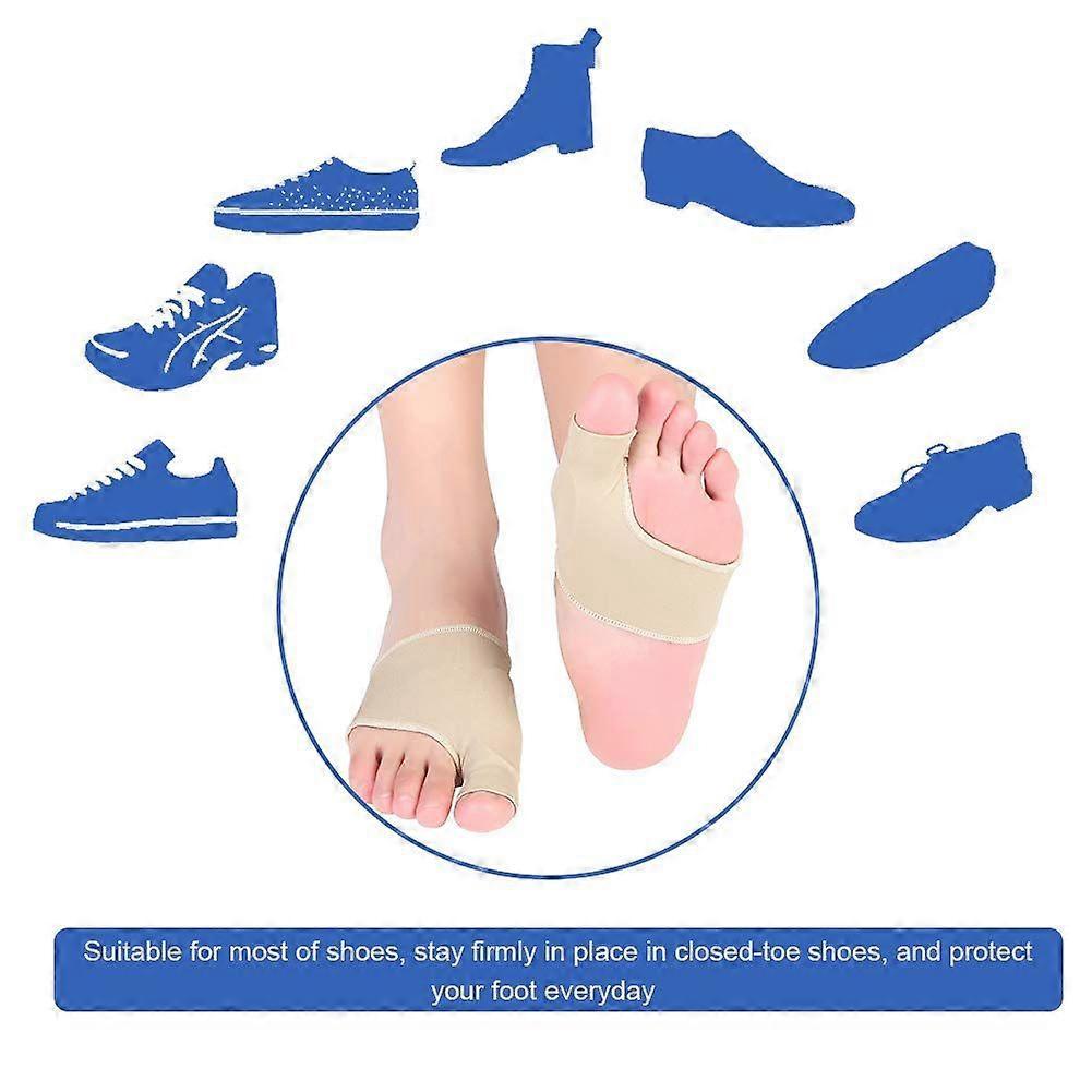 Hallux Valgus Splint, Bunion Corrector Day Night Foot Bunion Protector for Pain Relief from Corns Blisters Calluses, Relieve Pain 2 Pairs-betterlife