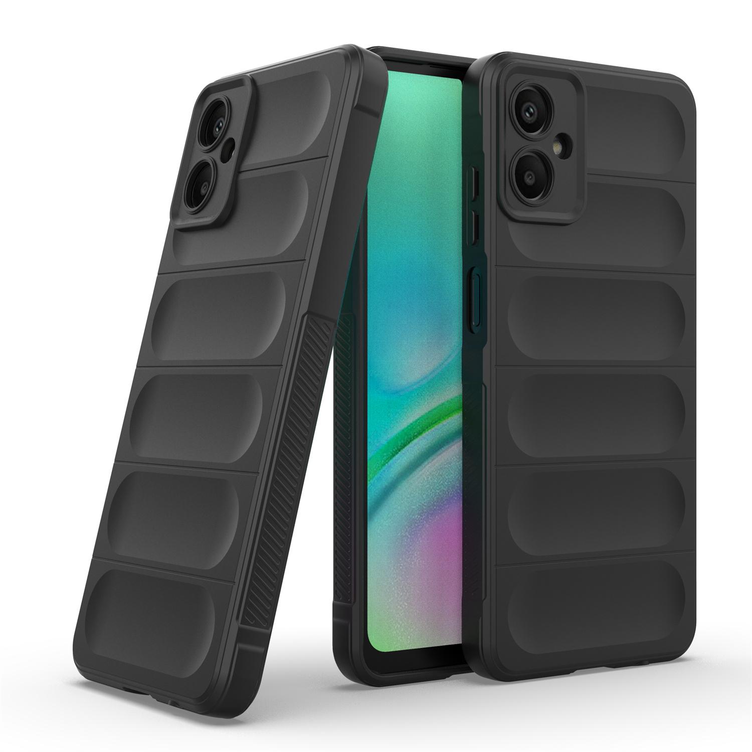 

For Samsung Galaxy A06 5G Case Anti-Drop Soft TPU Rugged Phone Back Cover Dark Grey