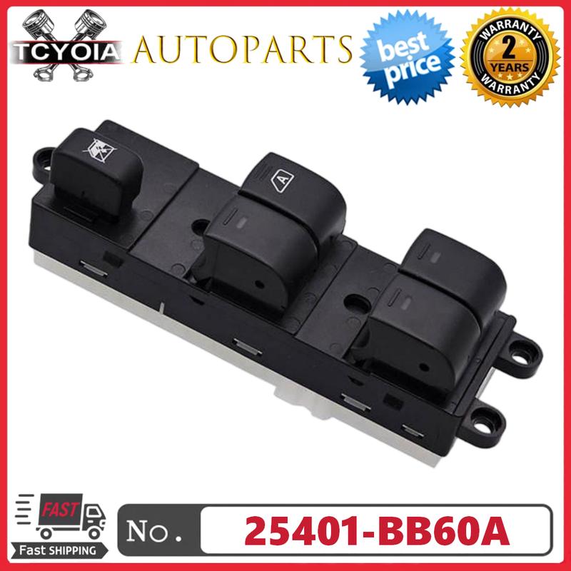 Right Side Electric Window Switch Lifter 25401BB60A 25401-BB60A For RHD Nissan Qashqai J10 2007-2013