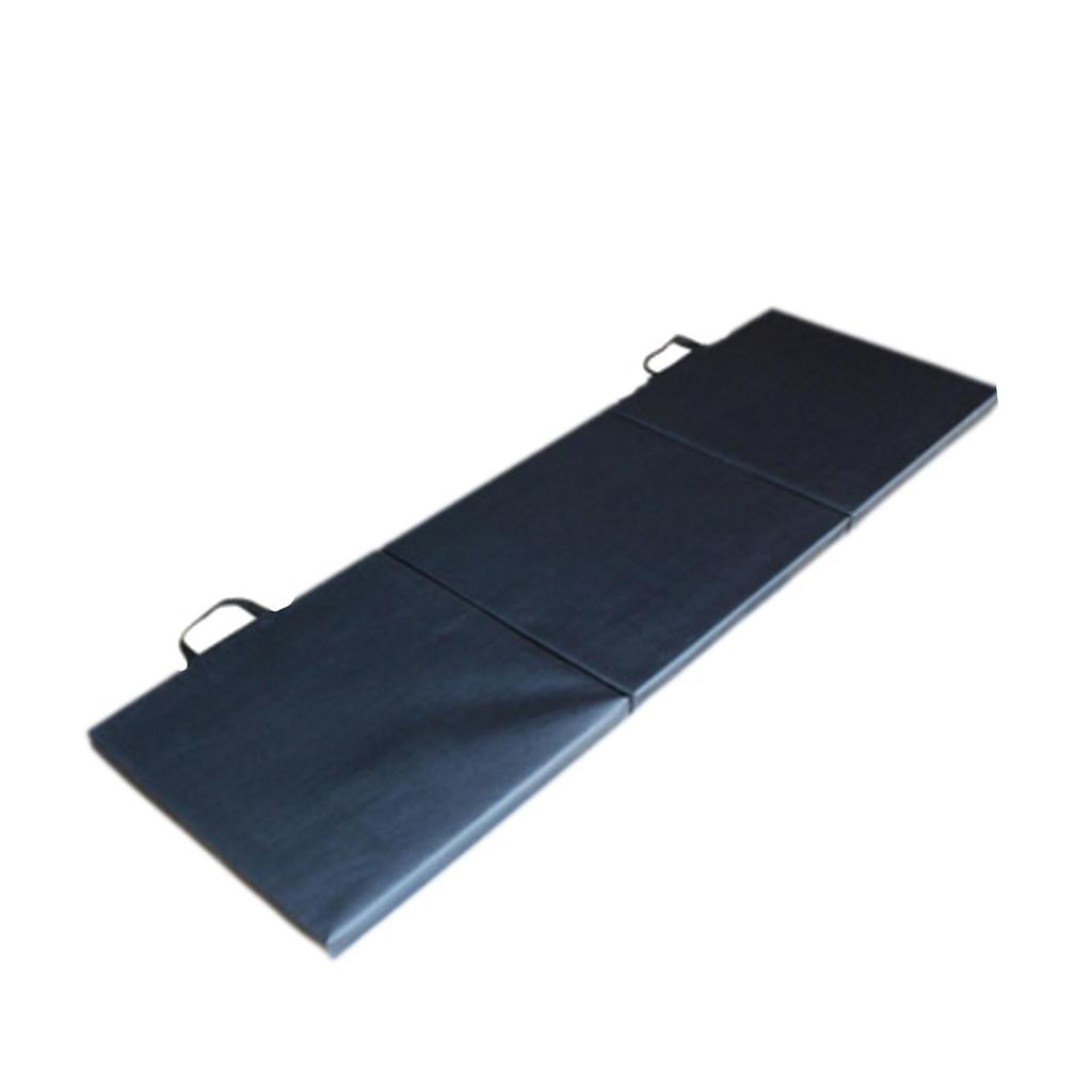 Three Fold Folding Exercise Mat Pilates Mat PVC Leather Anti Tear Fitness Mat for Aerobics Cardio Training Yoga Fitness Home Gym