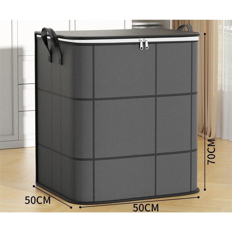 Extra Large Quilt Storage Bag Thick Fabric Clothes Organizer Container for Blanket Bedding Moving Packing