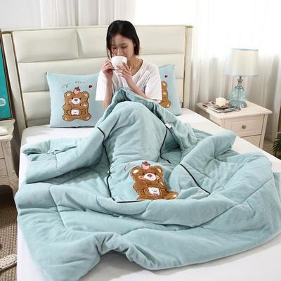 Velvet Embroidered Double-Sided Winter Nap Pillow & Car Cushion Gift