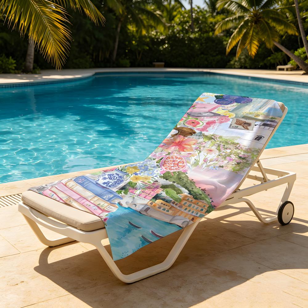 Art V-Vacation F-Floral S-Style Towel Beach Blanket Towel For Travel Gym Shower Luxury Lightweight Camping Pool hot