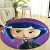 1pc Coraline Design Printed Area Round Carpet for Bedroom Living Room Home Decor Rugs Mat Non Slip Mat Rug for Bedside