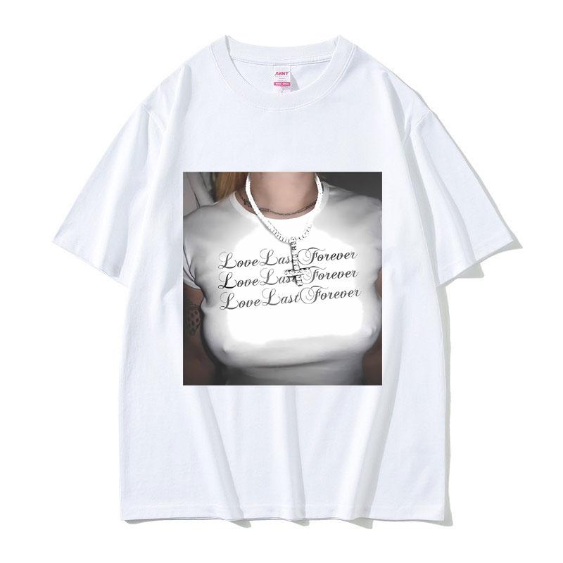 Láska trvá věčně Destroy Lonely Ken Carson Skvělý chaos Tričko Rap Playboi Carti Opium Trička Pánská móda Letní trička