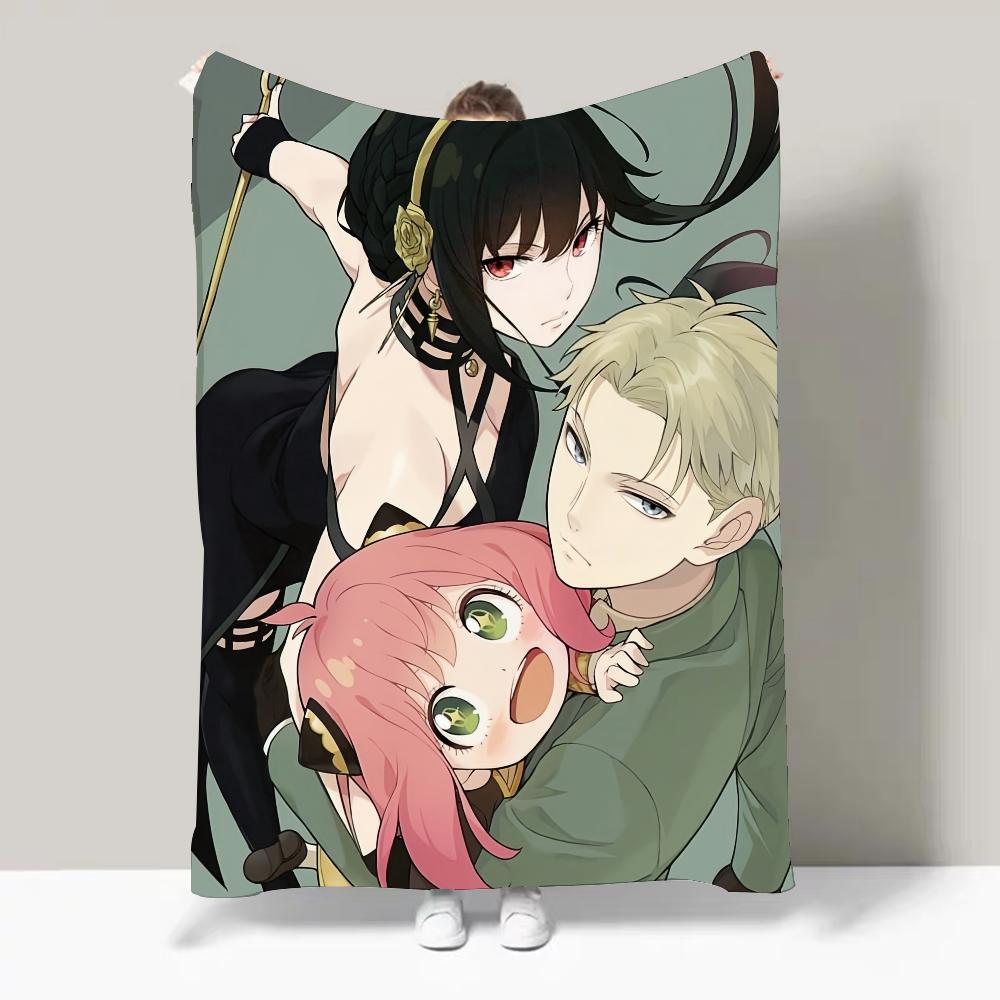 HOT ANIME S-SPY X FAMILY Blanket Design Lightweight  For Dorms, Naps, Living Room, Office,Sofa,All-Season