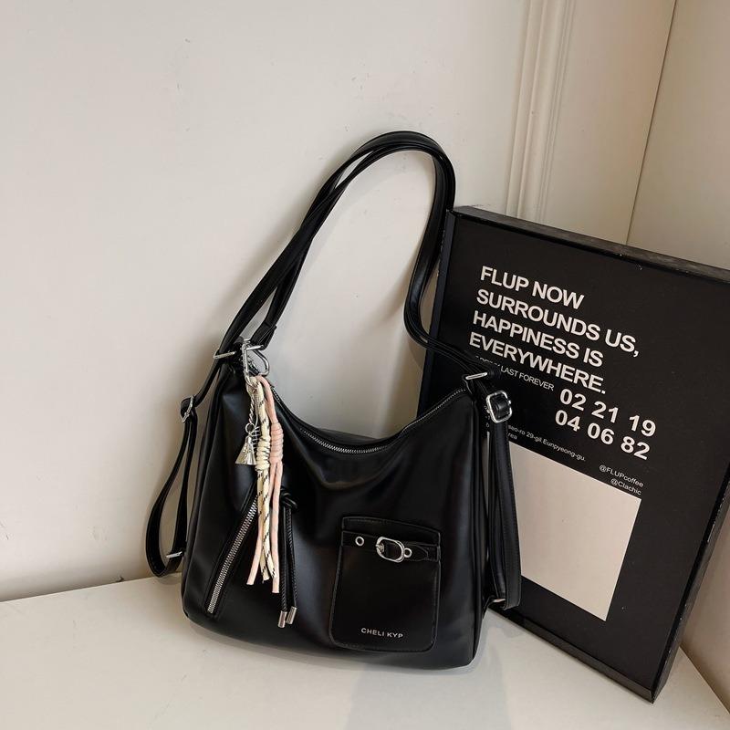 Атмосферная сумка-тоут для通勤, новая осенняя женская сумка на плечо/подмышку, литературная сумка-тоут