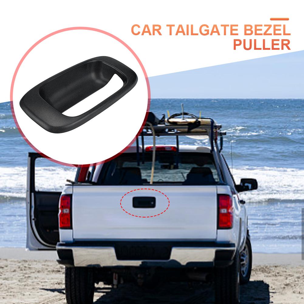 Car Rear Tailgate Handle Bezel Trim 15228539 Back Door Gate Handle 15997911 Door Handle Bezel for Chevy Silverado for GMC Sierra