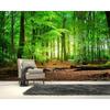 Fototapet Pădure Verde Tapet 3d Peisaj Natural Tapet Sufragerie Dormitor Tapet Decor Home