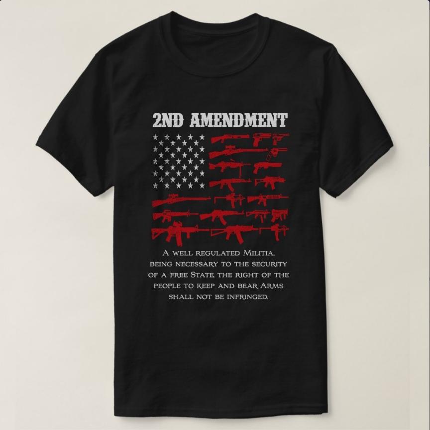 2nd Amendment Gun Flag T-shirt