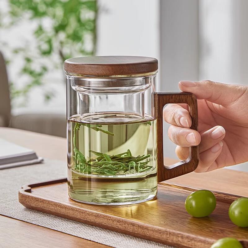 Deou Xingguang 400ml High Borosilicate Glass Tea Infuser Cup