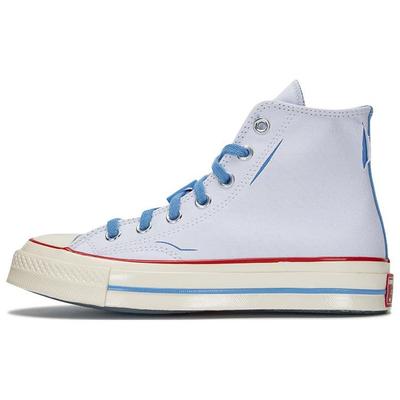Chuck Taylor All Star 1970s Retro Odolné Lehké Vysoké Plátěné Boty Unisex Tenisky Bílé Modré A04283