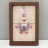 Handmade Wool Felt Cute Pig Ornament Keychain and Bag Charm