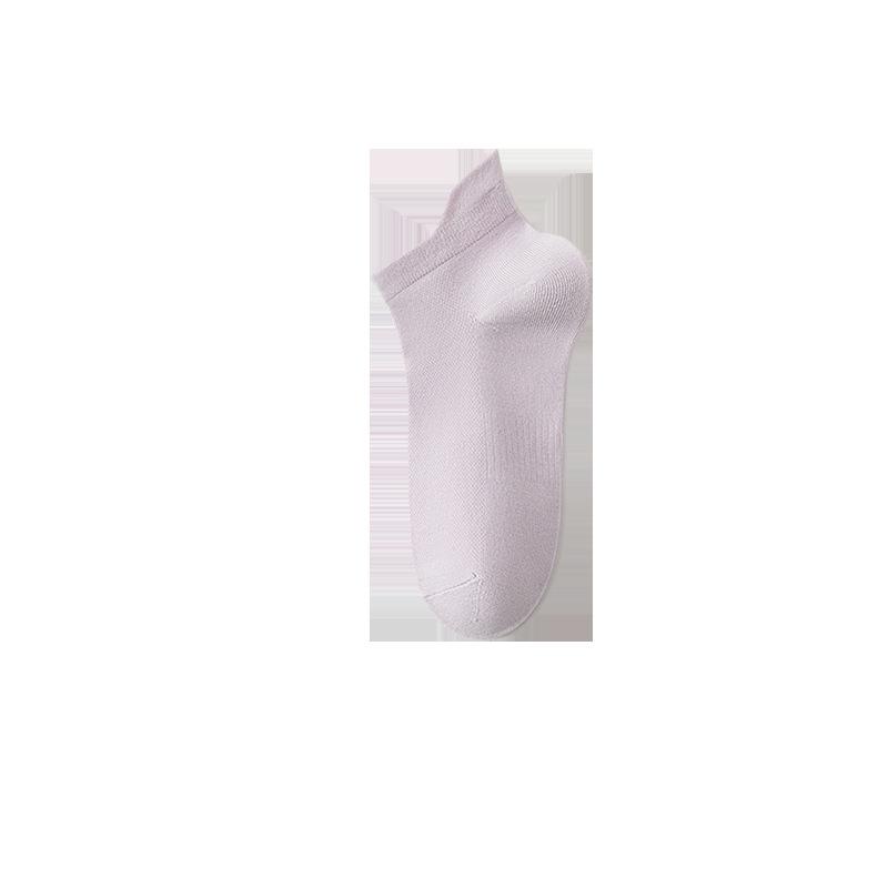 Lady Spring and Summer Candy Color Lift Ears Anti Bacterial Deodorant Do Not Take Off Heel Socks