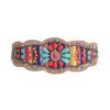 New Women's Heavy Industries Bohemian Tropical Handmade Beads Waist Cover Ethnic Trendy Yunnan Elastic Snap Belt