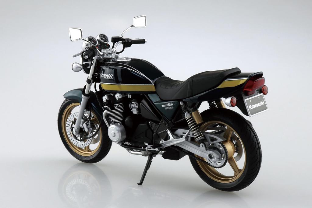 AOSHIMA The Bike Series Kawasaki ZR400C ZEPHYR X 2002 Plastic Model 1/12 No.12
