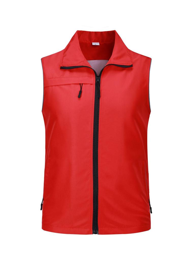 Custom Printed Reflective Volunteer Vest for Events and Construction Safety