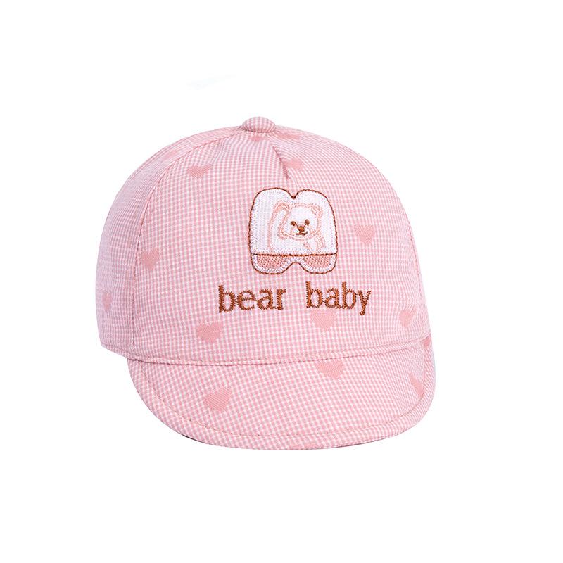 Adorable Bear Soft-Brim Sun Hat for Baby Boys & Girls