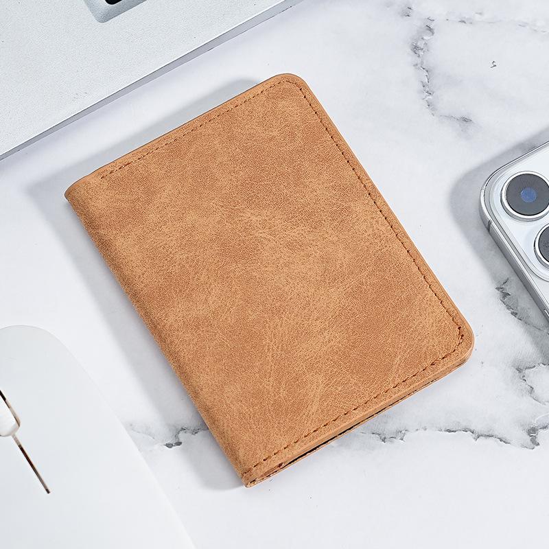 Ultra Thin Leather Card Holder Business Credit Card Case ID Money Wallet for Men
