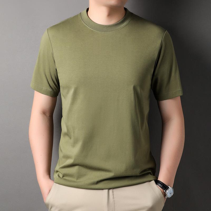 

Широкая версия с круглым вырезом, дышащая, против морщин, повседневная черная модная мужская футболка с коротким рукавом, с коротким рукавом XXL