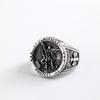 Vintage Titanium Steel Ring Archangel St. Michael's Dragon Slayer Ring Men's Stainless Steel Jewelry