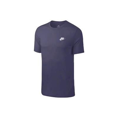 Vintage Swoosh Logo Embroidered Short Sleeve T-Shirt Men Tops Military-Blue AR4997-410