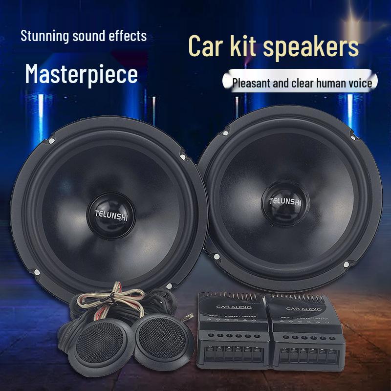 6.5-Inch Two-Way Car Audio Speaker Set with Full-Range Tweeters
