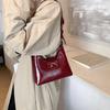 Portable fashion tote bag Korean ins shoulder bag 2025 summer foreign style sweet bow simple messenger bag