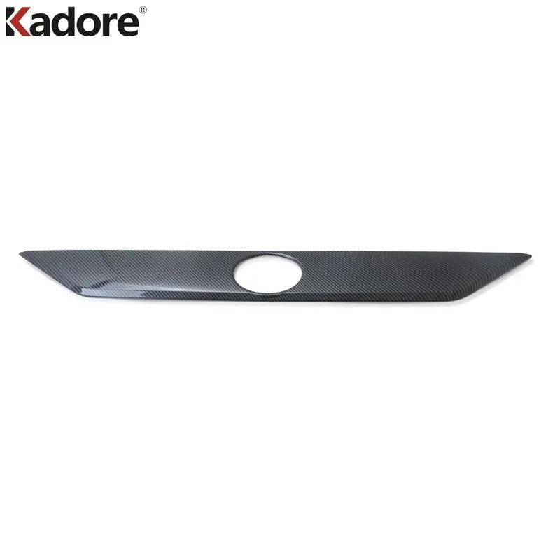 For Toyota RAV4 RAV 4 -  2024 2025 Carbon Rear Trunk Lid Cover Trim Tailgate Molding Garnish Strip Car Accessories