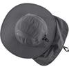 Home Prefer Mens UPF 50+ Sun Protection Cap Wide Brim Fishing Hat with Neck Flap