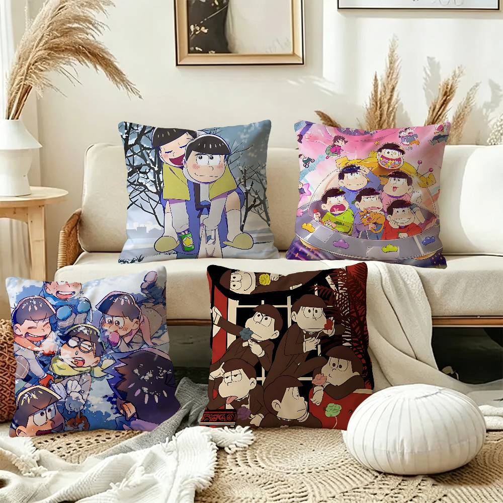 Anime O-Osomatsu-san Pillow Anime Pillow Sofa Bed Head Pillow Cover Cushion Cover 45x45 cm Fashion