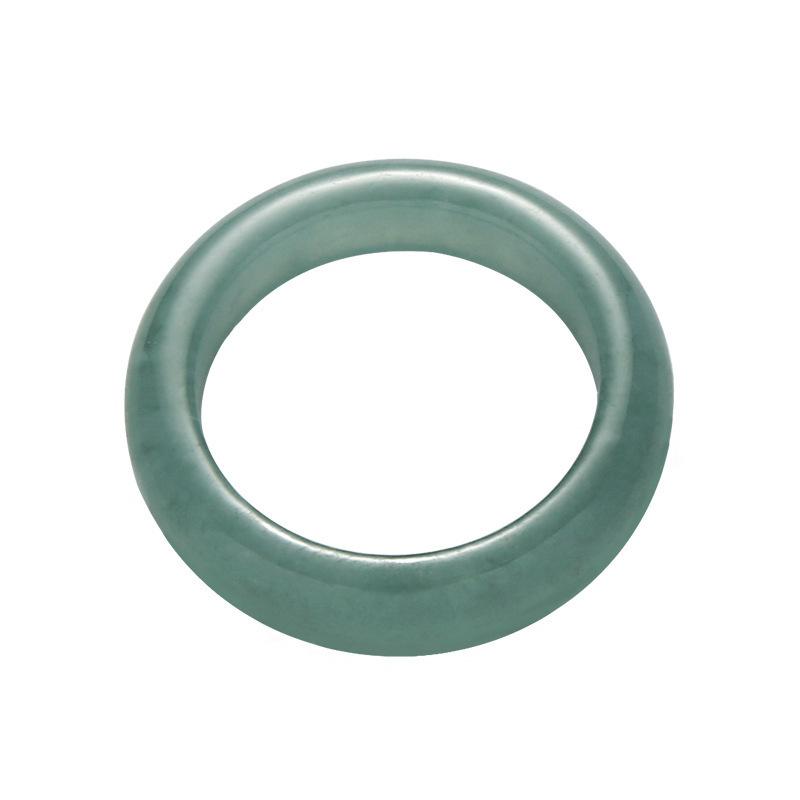 Jiangnan Misty Rain Xiaohongshu Imitation Jade National Style Ring Does Not Fade Fashionable Vegetarian Finger Ring Niche Antique Woman