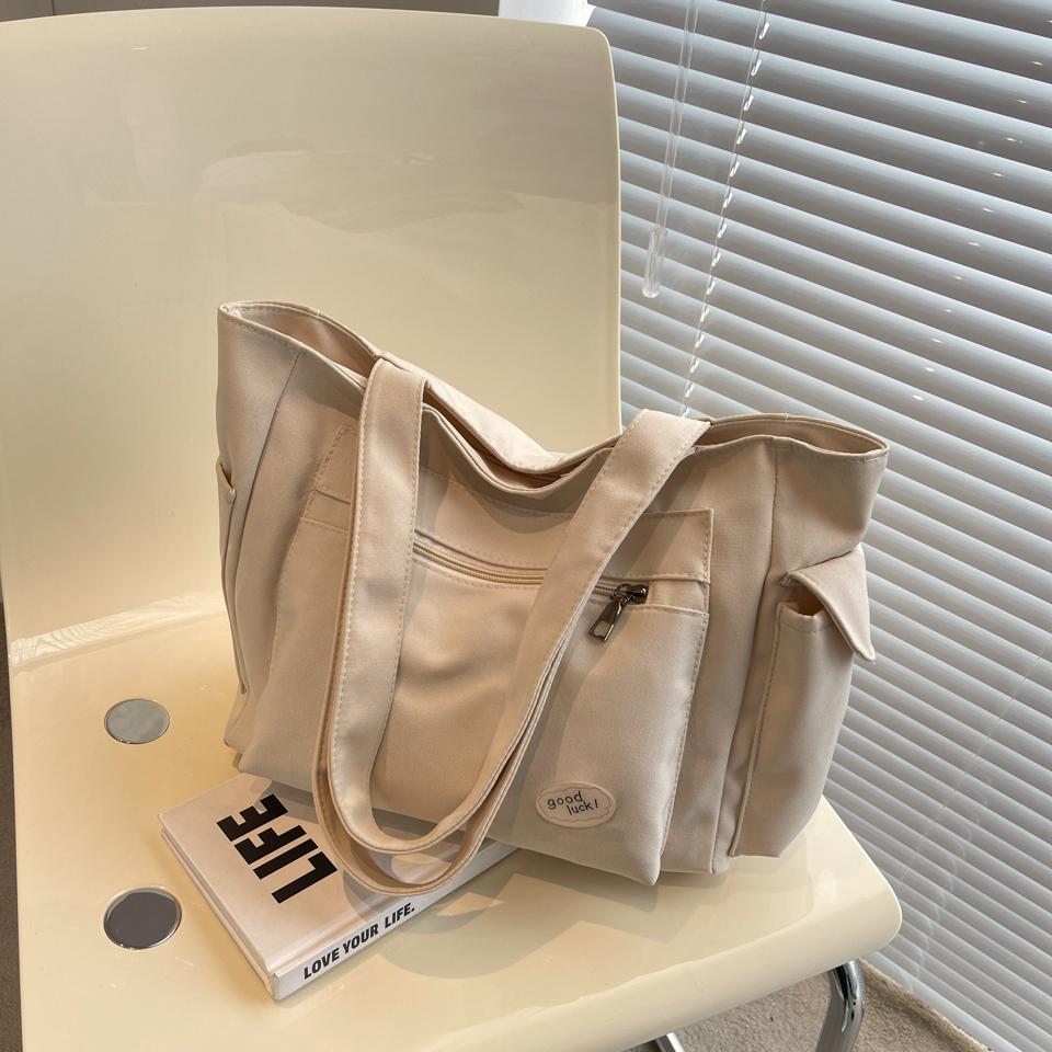 New Women's Oxford Tote Bag - Large Capacity Fashion Shoulder Bag for Students & Commuters