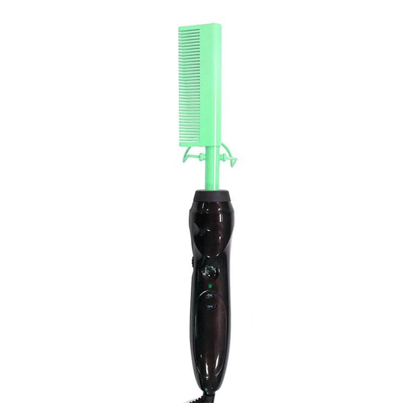 Masterlee Custom Logo Hot Hair Comb Professional Hair Straightener Electric Copper Heater Comb