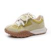 Retro platform German training shoes spring new inner height increase strap leather casual sports Forrest Gump shoes