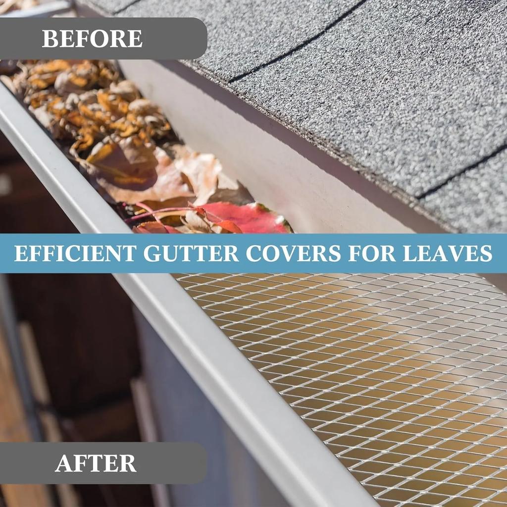 1Pc Aluminum Gutter Guard Pipe Strainer Mesh Cover Net For Gutters Mesh Guards Leaf Debris Mud Trap Drain Pipe Cover Protector