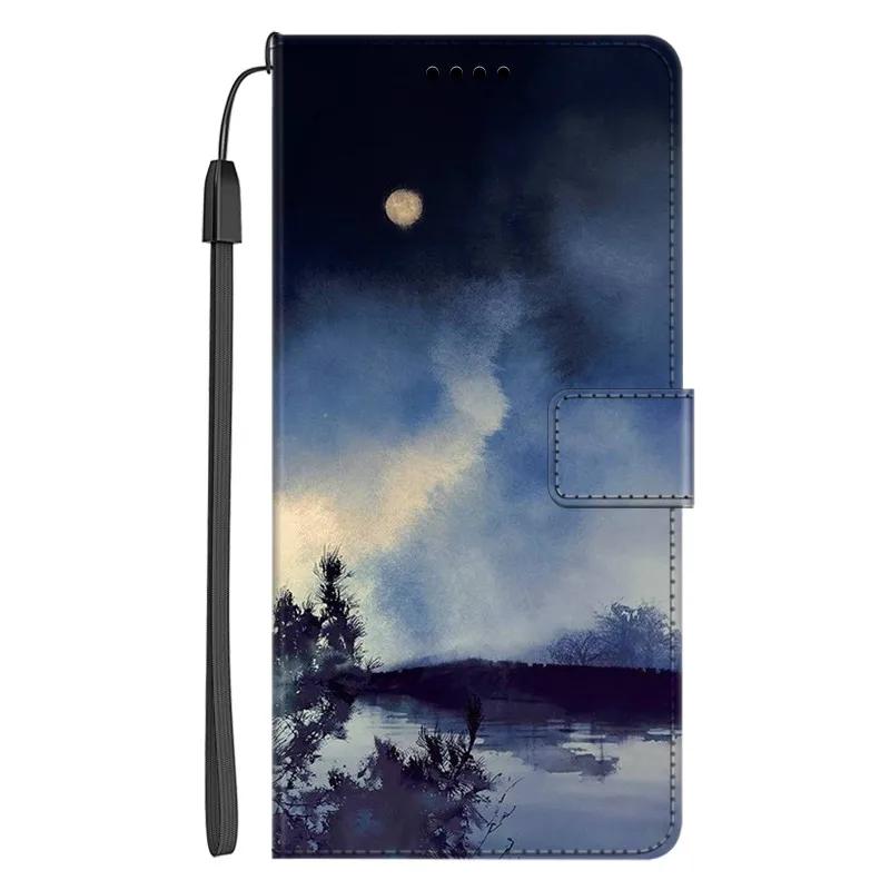 Flip Case For Honor X6c Cover Leather Book Shell For Honor X6b Cases Wallet Printed Stand Case For Honor X6a Painting Cover X6C