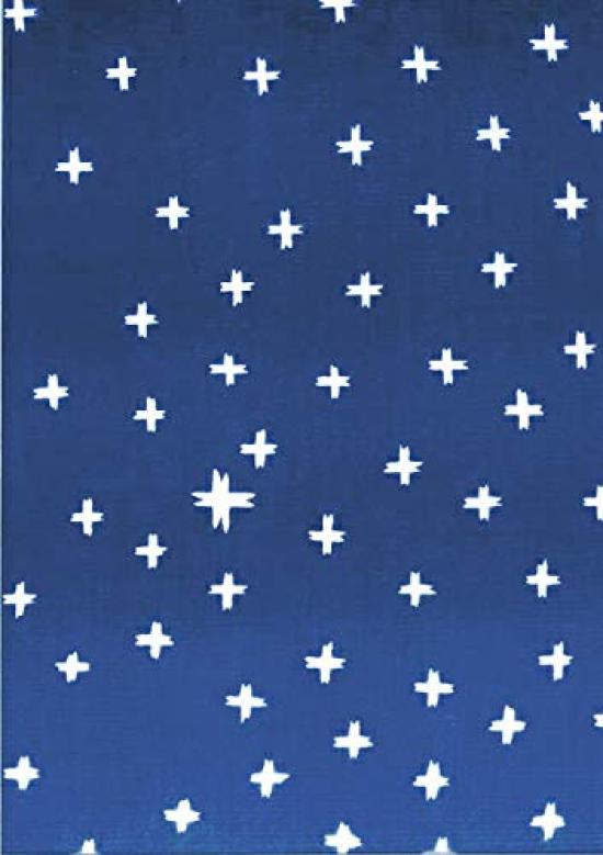 

Edoten Todaya Shoten Tenugui Starry Sky 229 Niwa-zome (hand towel) синий